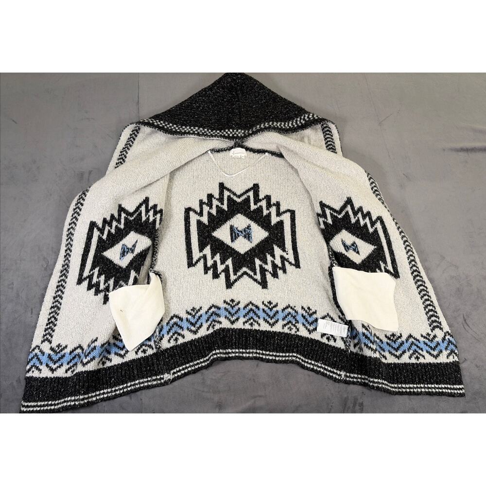 by | Anthropologie Open Cardigan Aztec Southwestern Coastal Cowgirl Boho Sz XSP - Picture 8 of 10
